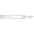 CRL Polished Stainless Center Lock Strike Plate for DH410/DT410