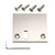 CRL Brushed Nickel Geneva Stop Plate Replacement for RPS
