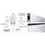 CRL Aluminum Smoke Baffle Base Shoe for 1/2" Glass Polished Stainless