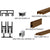 CRL Duranodic Bronze Sliding Door Track D603/D602 w/ Ball Bearings