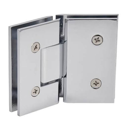 CRL Polished Chrome Vienna 045 Series 135° Glass-to-Glass Hinge: Sleek, Durable Design
