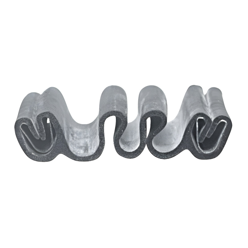 ED5381RL black EPDM accordion boot seal cross-section, slider-to-slider truck cab-to-camper weather seal