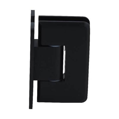 CRL Oil Rubbed Bronze Wall Mount 'H' Back Plate Hinge - Adjustable Cologne 337 Series