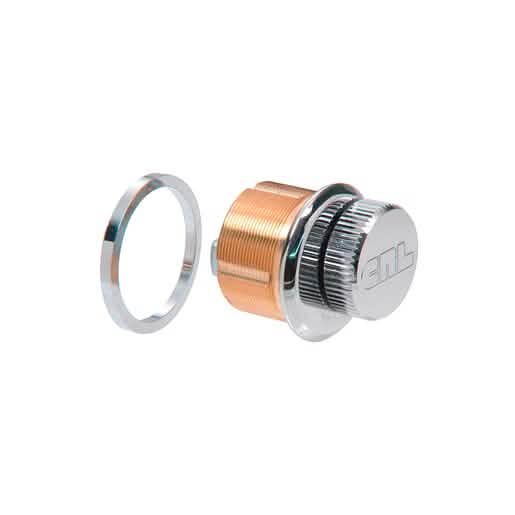 CRL Polished Stainless Mortised Low Profile Thumbturn - sleek, modern door hardware.