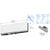 CRL Satin Anodized Bottom Patch for Glass Door - 1NT301 Insert