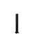CRL Matte Black 12" End Partition Post - Restroom Stall Hardware
