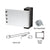CRL Aluminum Universal Push-Pull Paddle Door Handle - Left