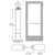 CRL-U.S. Aluminum Series 400 Clear Anodized Butt-Hinged Entrance Door