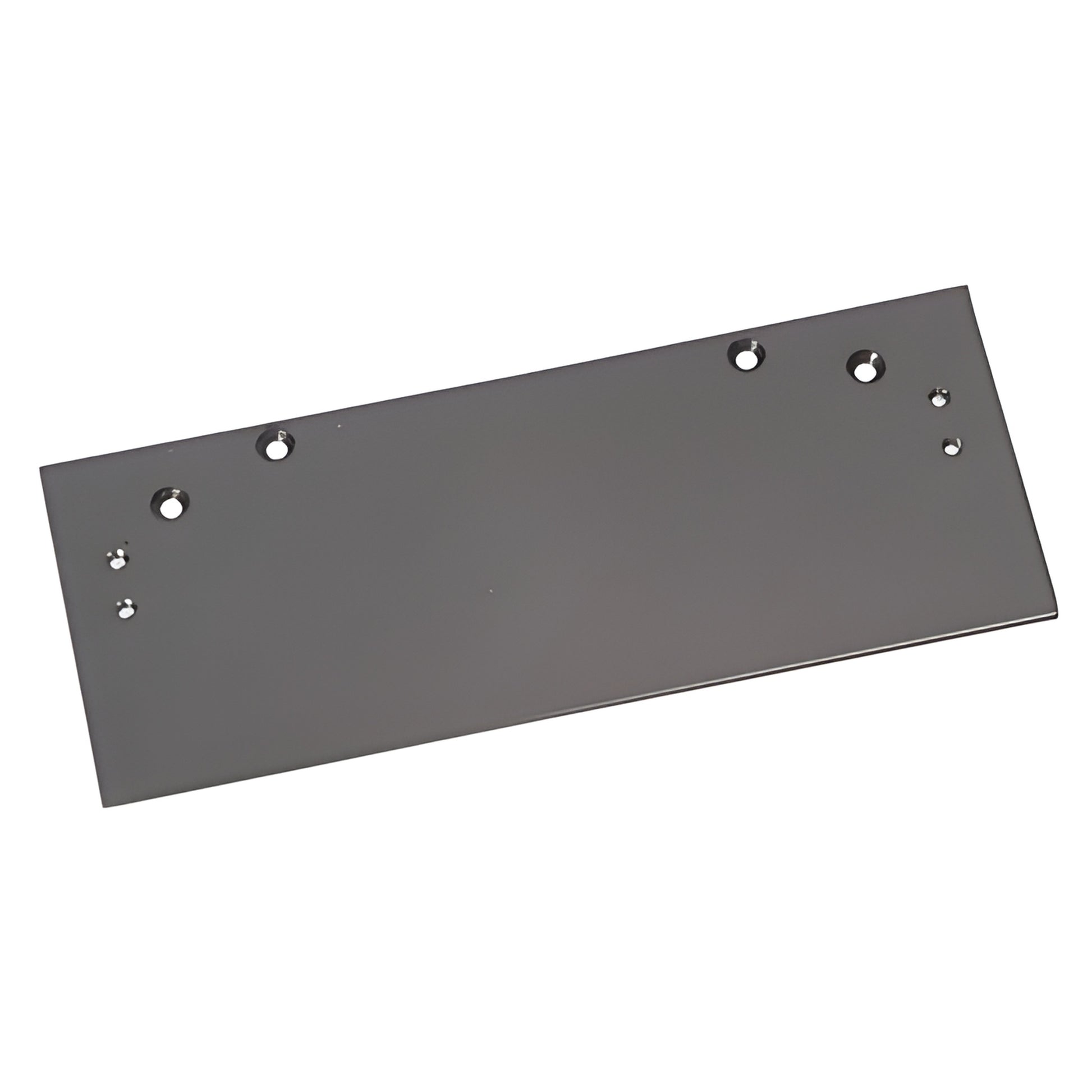 Dark bronze drop plate PR70DPPABRZ, parallel-arm door closer bracket 12-1/8" x 4-3/4", predrilled mounting holes