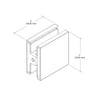 CRL Brushed Bronze Zero Clamp