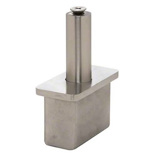 CRL 316 Brushed Stainless Adjustable Post Cap for 1"x2" Saddles - Durable & Stylish