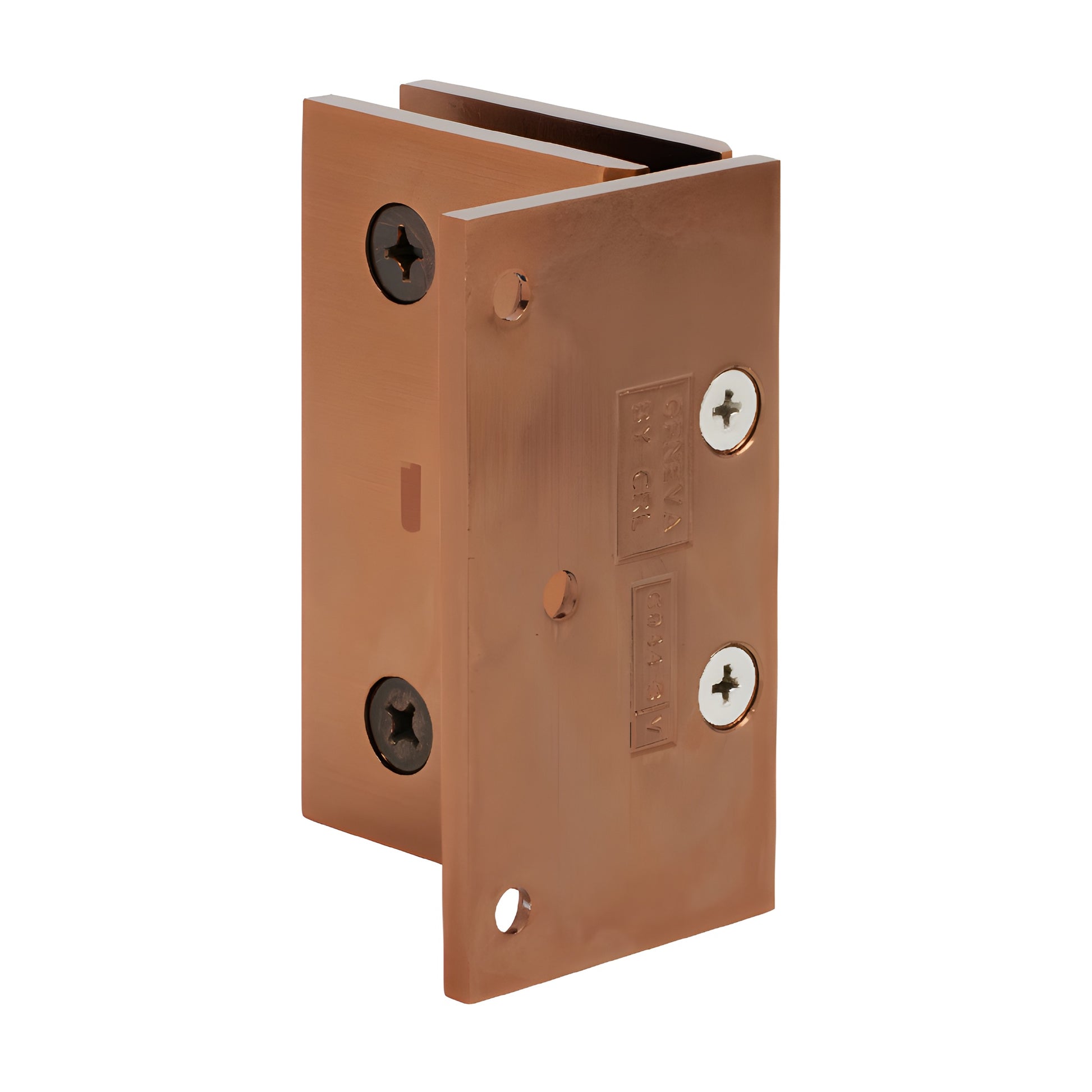 GEN344ABRZ adjustable Geneva shower hinge, antique bronze brass finish for 8-12mm (5/16-1/2") glass