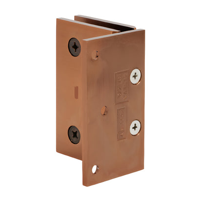 GEN344ABRZ adjustable Geneva shower hinge, antique bronze brass finish for 8-12mm (5/16-1/2") glass