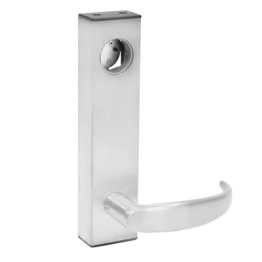 Adams Rite 3080 Series Electrified Trim Lever, Clear Anodized, Standard with Hole