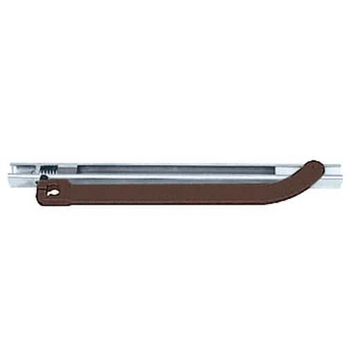 Dark Bronze Offset Arm Assembly with Mortise Slide-Track for 7/8" Deep Rail
