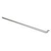 DL9540A satin aluminum push bar for narrow-stile storefront doors, 1/2 1-1/4in profile with J-hook end
