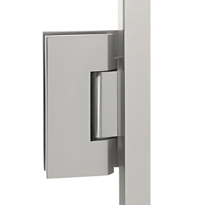 CRL 72 in Geneva Brushed Nickel Jamb-Mount Shower Door Hinge Kit