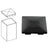 CRL Matte Black 4x4 Post Cap for Decks & Fences