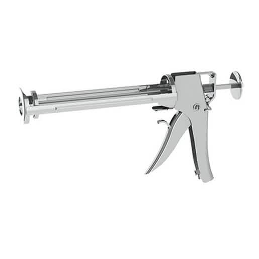 "CRL Albion Deluxe Caulking Gun: Durable strap frame design for precise sealant applicatio