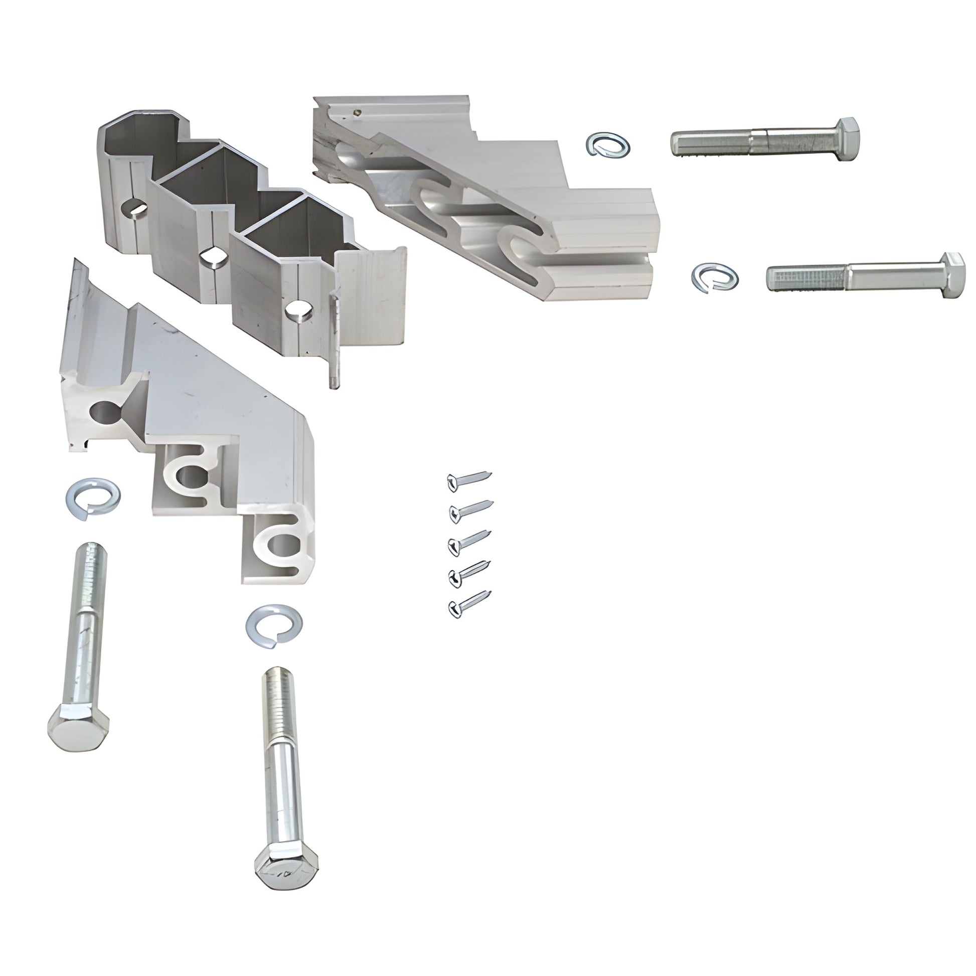 AP494 mill-finish aluminum blast-resistant curtain wall accessory kit with brackets, bolts and washers for BW3250.