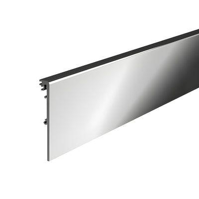 CRL DRX 4 in Polished Stainless Steel Square Side Cover Custom Length