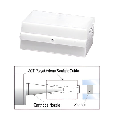 CRL 1/4" Polyethylene Sealant Guide
