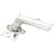 CRL Clear Right-Hand Cam Handle Lock for Sliding Windows