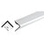 CRL Chrome Plastic 1/2 in Reflective Outside Corner Trim
