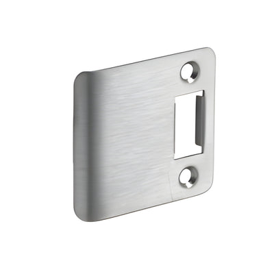 Adams Rite® Brushed Stainless 4-1/2 in Frame Lock Strike, Center-Hung