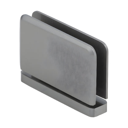 PPH01BN brushed nickel brass pivot hinge for 8-10 mm tempered glass shower door, beveled.