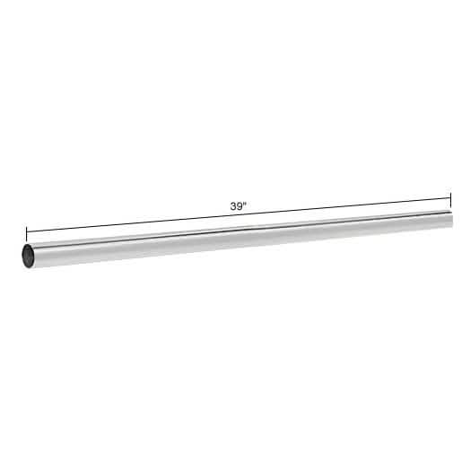 CRL Polished Nickel 39" Support Bar - Durable, Stylish, Ideal for Glass Shower Enclosures