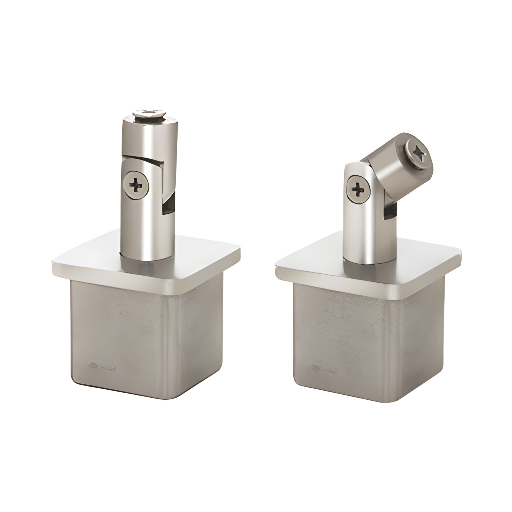 Polished 316 stainless adjustable post caps for 2" square posts (P1VSPS)