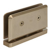 Brushed bronze solid brass pivot hinge for 5/16-3/8 in tempered glass (PPH01BBRZ)