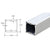 CRL 241" Silver Metallic Heavy-Duty Metal Post Tubing