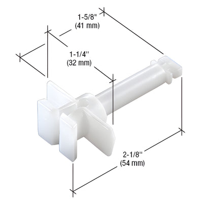 CRL-U.S. Aluminum Thermal Clip for 1" Glazing- 50/Pk