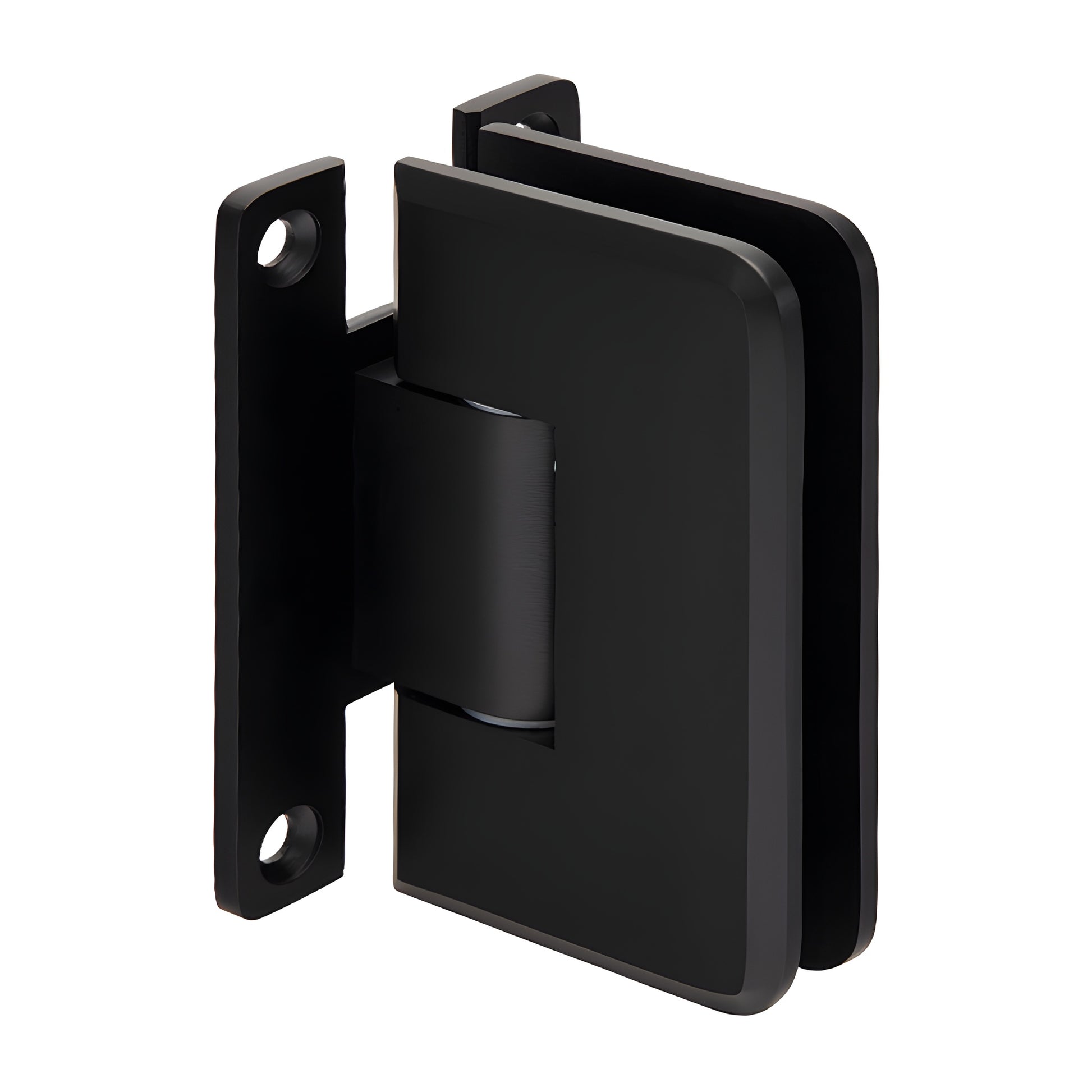 PLY0370RB oil-rubbed bronze solid brass heavy-duty frameless shower door hinge, wall-mount for 3/8-1/2 in glass