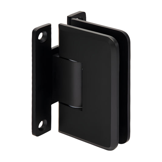 PLY0370RB oil-rubbed bronze solid brass heavy-duty frameless shower door hinge, wall-mount for 3/8-1/2 in glass