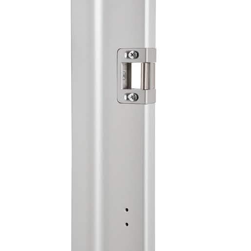 CRL Satin Aluminum Jackson® 896 Removable Mullion for 1095 Rim Panic Exit Device