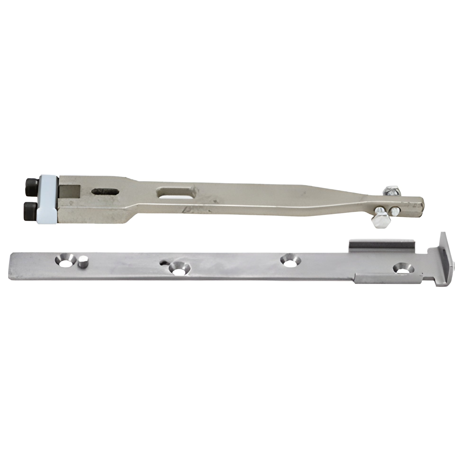 CRL Jackson 202090 end-load arm with 3/4" mortise rail for wood doors, stainless finish