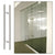 CRL 48 in Brushed Stainless Ladder-Style Back-to-Back Glass Door Pull