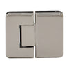 P1N180GM Pinnacle gun-metal beveled glass-to-glass hinge for frameless shower doors, 5/16-1/2 in. glass, self-centering