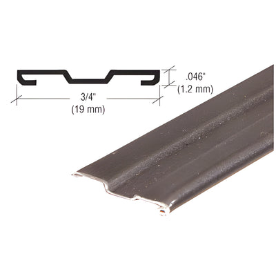 CRL Bronze Ribbed Aluminum Window Grid Extrusion