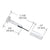 CRL 1-1/32 in Replacement Window Grid Retainer Pins - Carded Pack