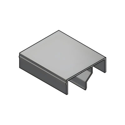 Fallbrook 236 in Matte Black Center Pivot Door Frame Filler