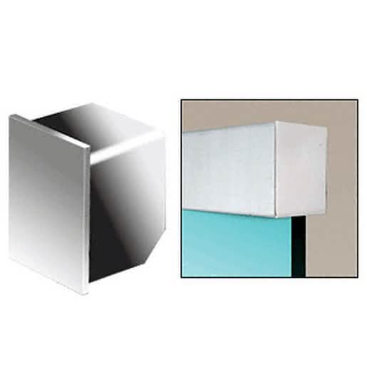 CRL Polished Stainless End Cap for 11 Gauge Cap Railings - Sleek and Durable Finish