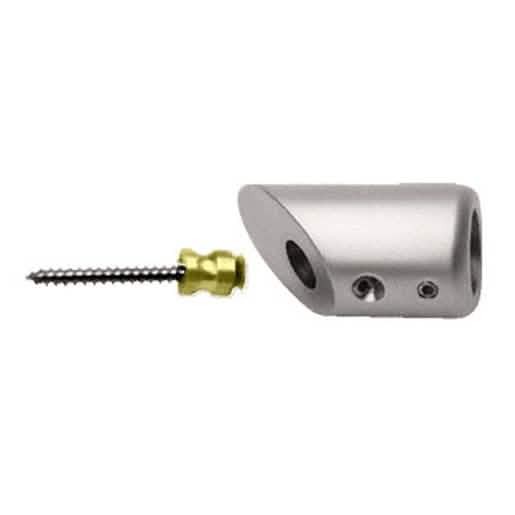 CRL Brushed Nickel Mitered Support Bar Bracket: Sleek, durable shower hardware solution.