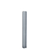 CRL Design Series 18" satin anodized aluminum 3-way square partition post with U-channels for 1/4" glass, SKU D990A183W