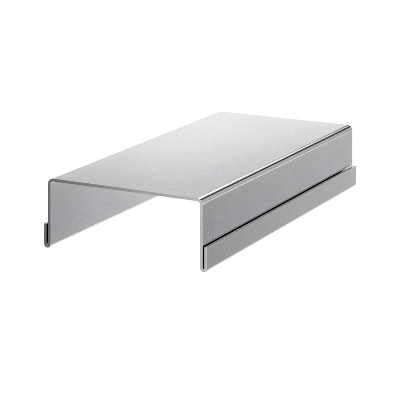 DCH4SPL1CE 4in modular header splice bridge for double doors, brushed-aluminum concealed door closer connector