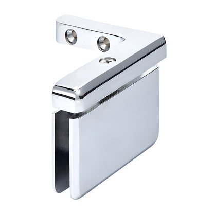 Polished chrome Prima series right-hand beveled shower pivot hinge for 8-10mm glass, SKU PPH05RCH.
