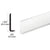 CRL Polished Aluminum 1/4 in L-Bar Edge Trim Extrusion